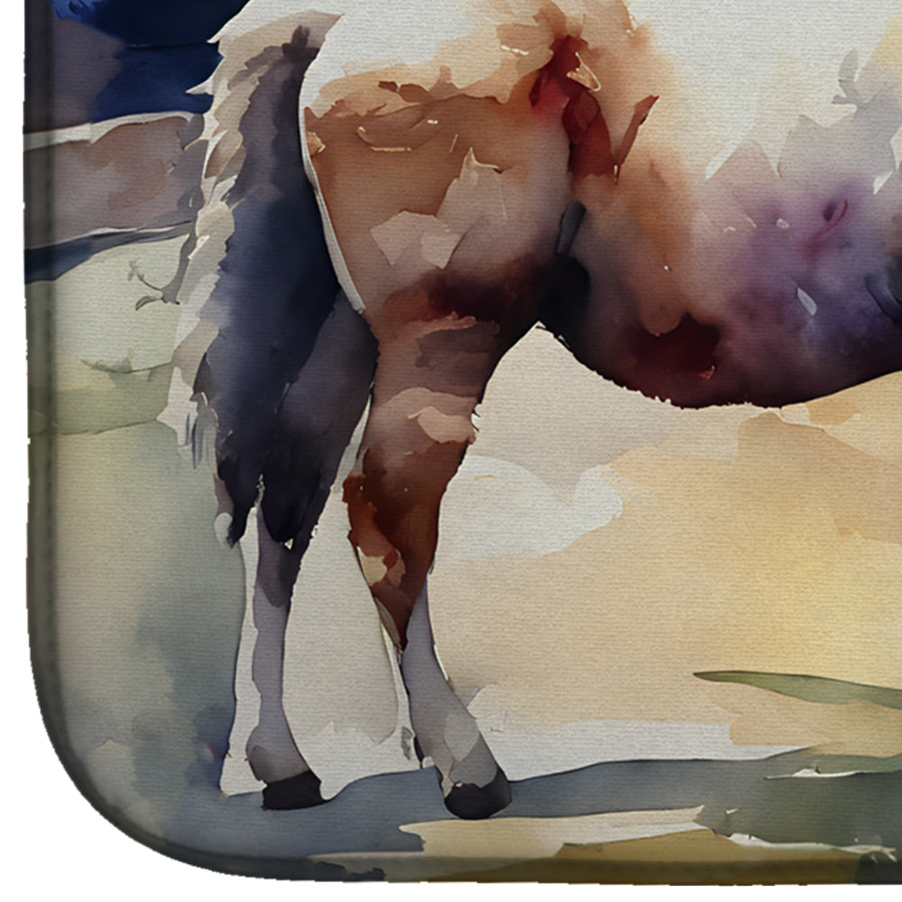 Caroline's Treasures Llama Dish Drying Mat