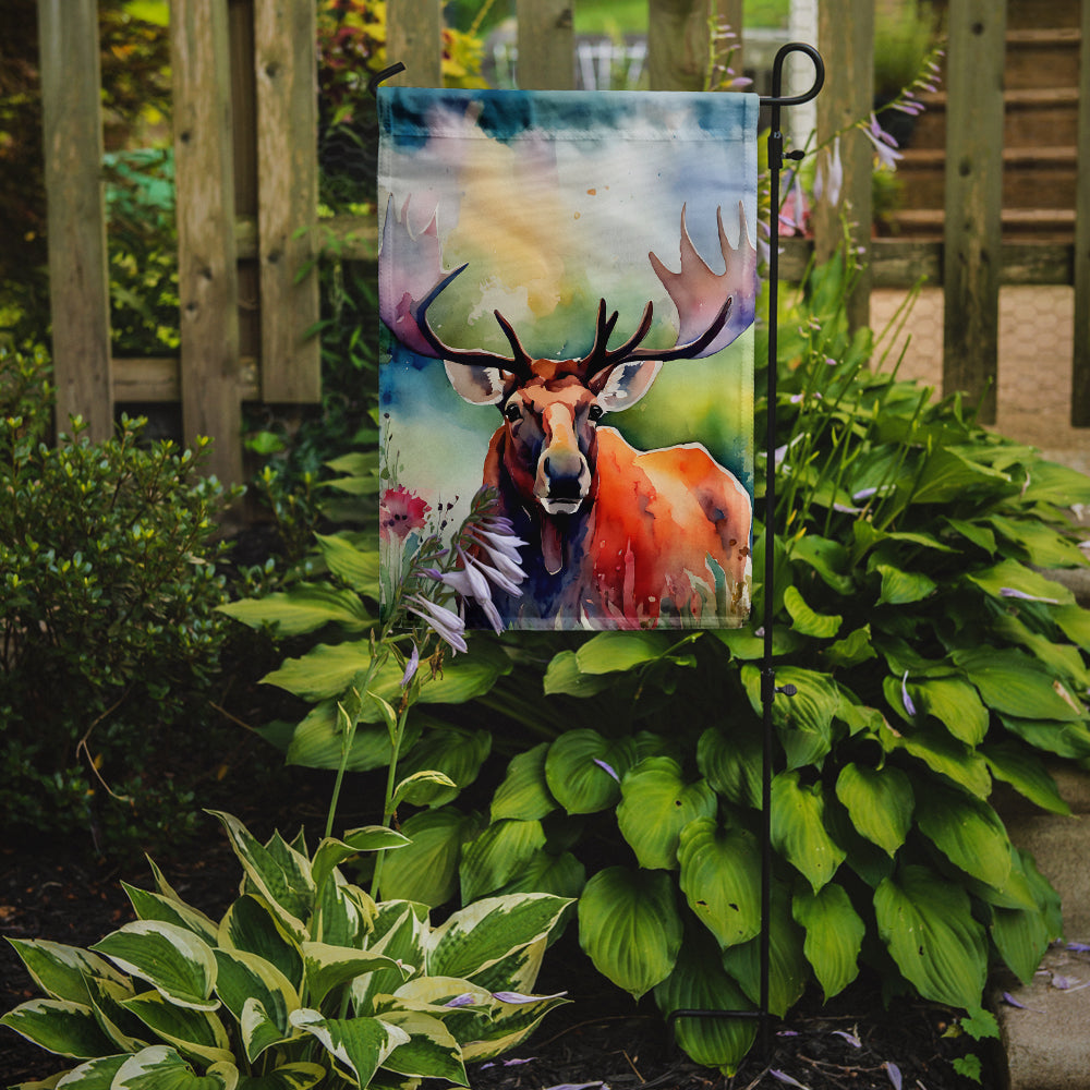 Caroline's Treasures Moose Garden Flag – Outdoor Decorative Yard Flag