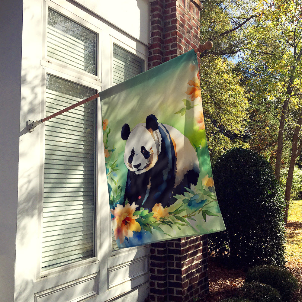 Caroline's Treasures Panda House Flag