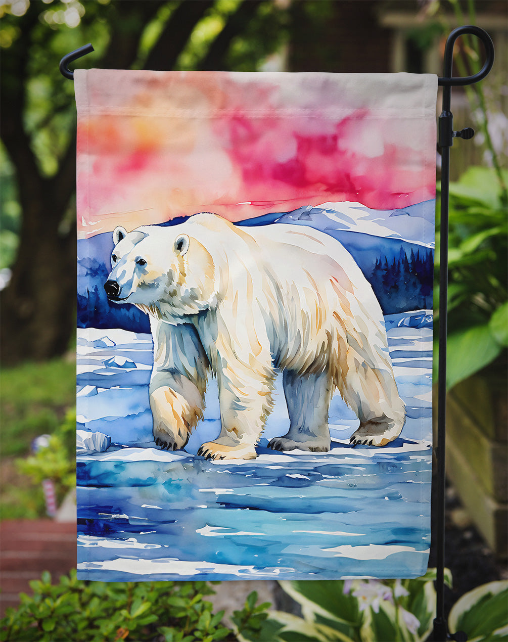 Polar Bear Garden Flag