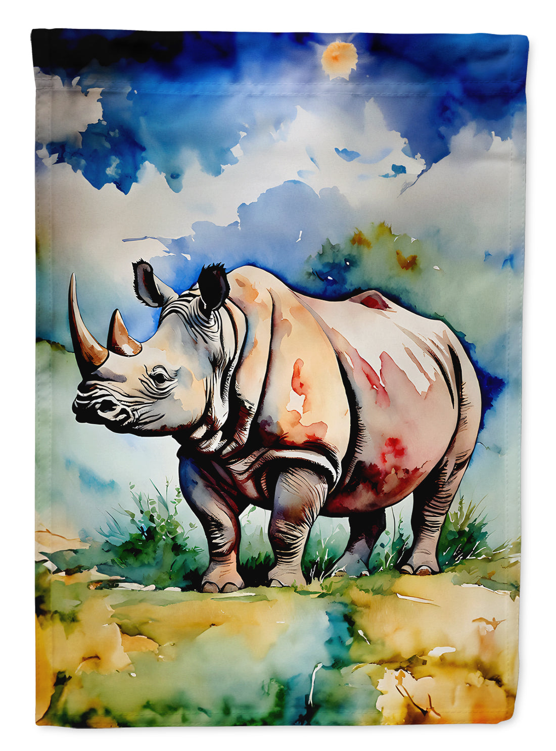 Buy this Rhinoceros Garden Flag