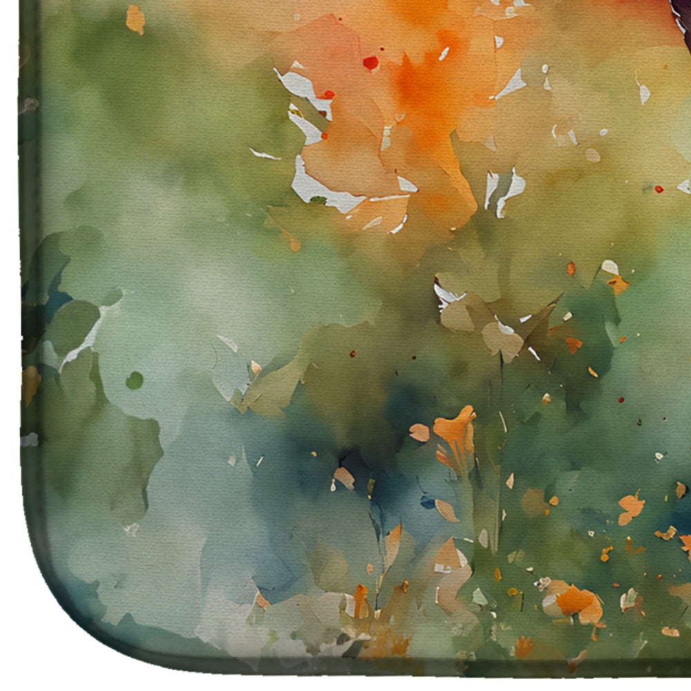 Caroline's Treasures Deer Stag Dish Drying Mat