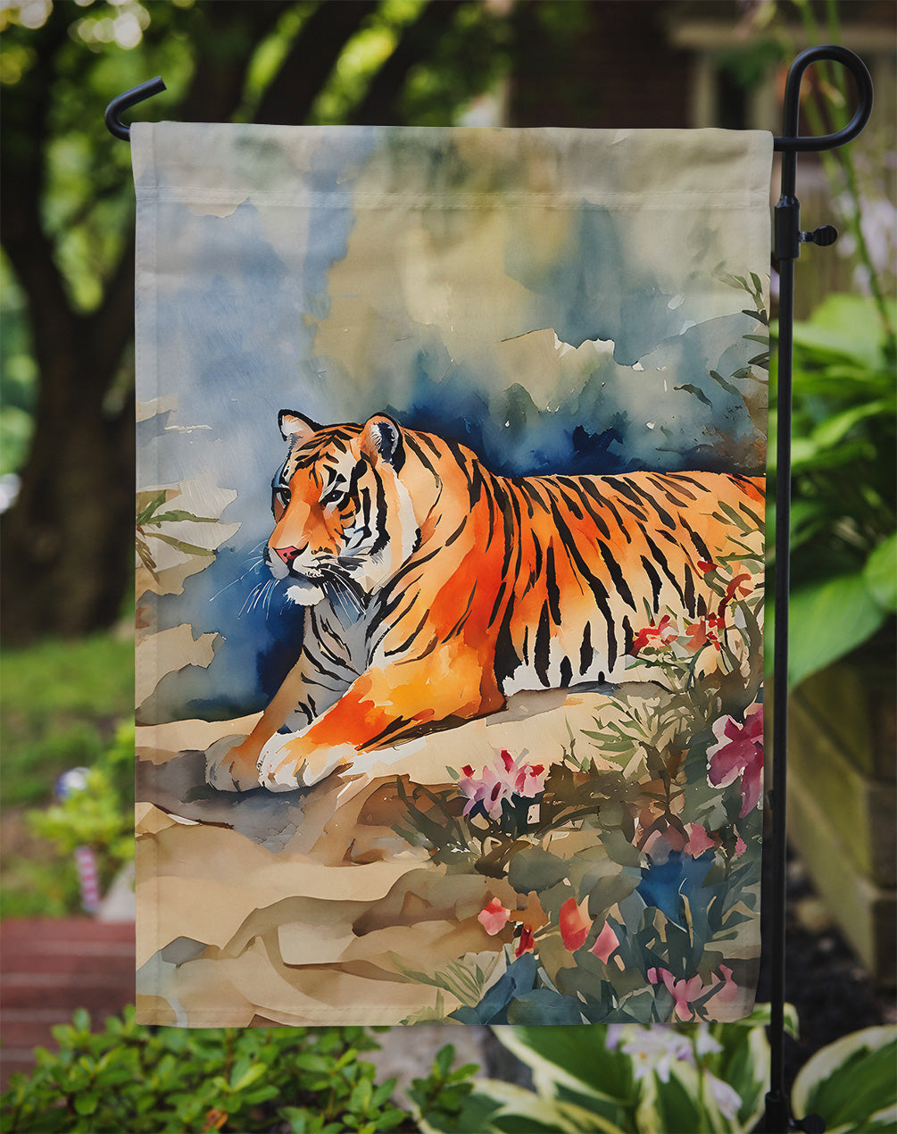 Tiger Garden Flag
