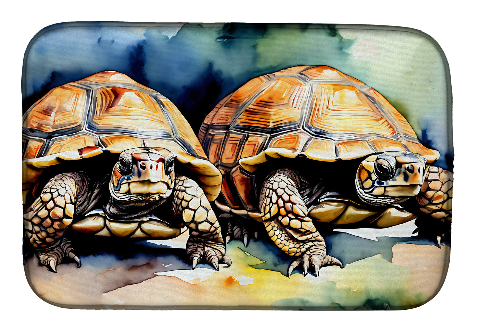 Caroline's Treasures Turtles Tortoises Dish Drying Mat
