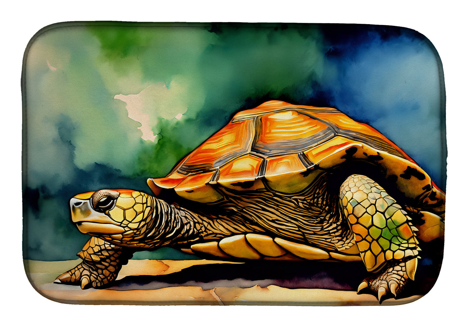 Caroline's Treasures Turtles Tortoises Dish Drying Mat