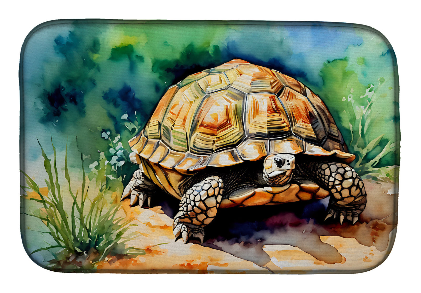 Caroline's Treasures Turtles Tortoises Dish Drying Mat