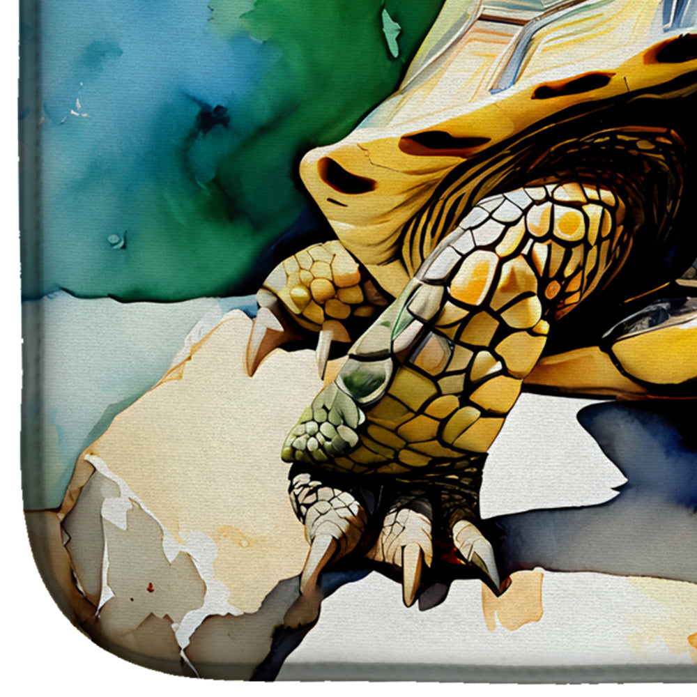 Caroline's Treasures Turtles Tortoises Dish Drying Mat