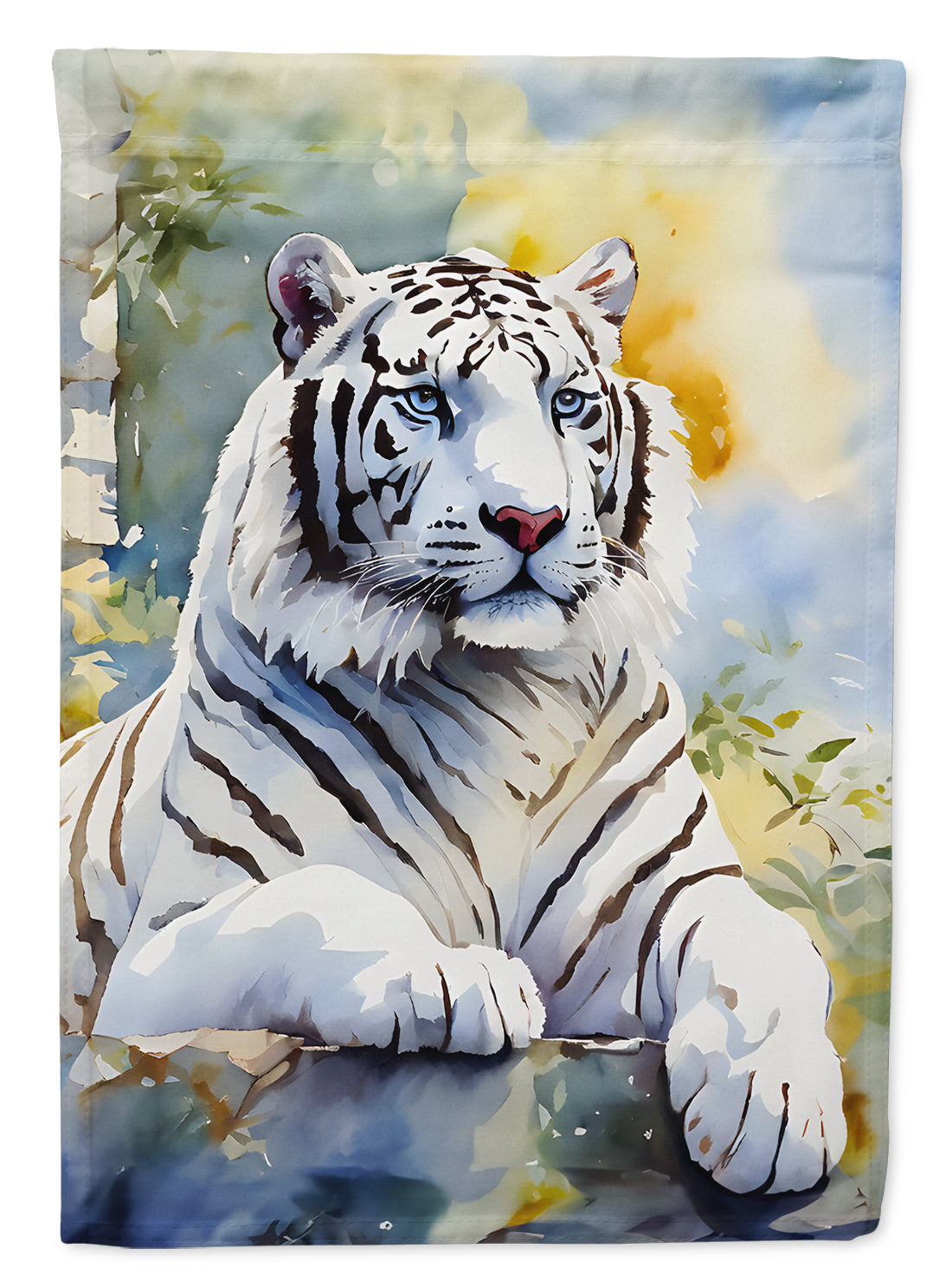 Buy this White Tiger Garden Flag