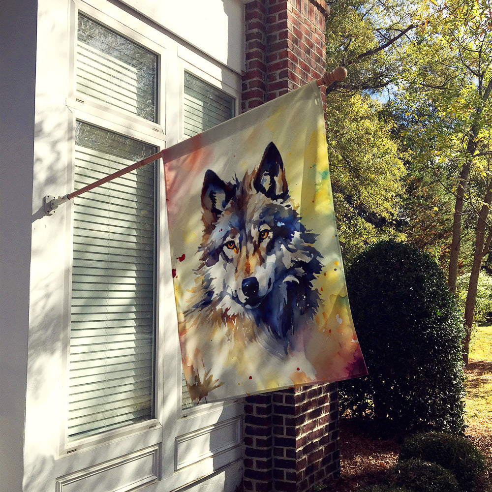 Wolves Wolf  House Flag