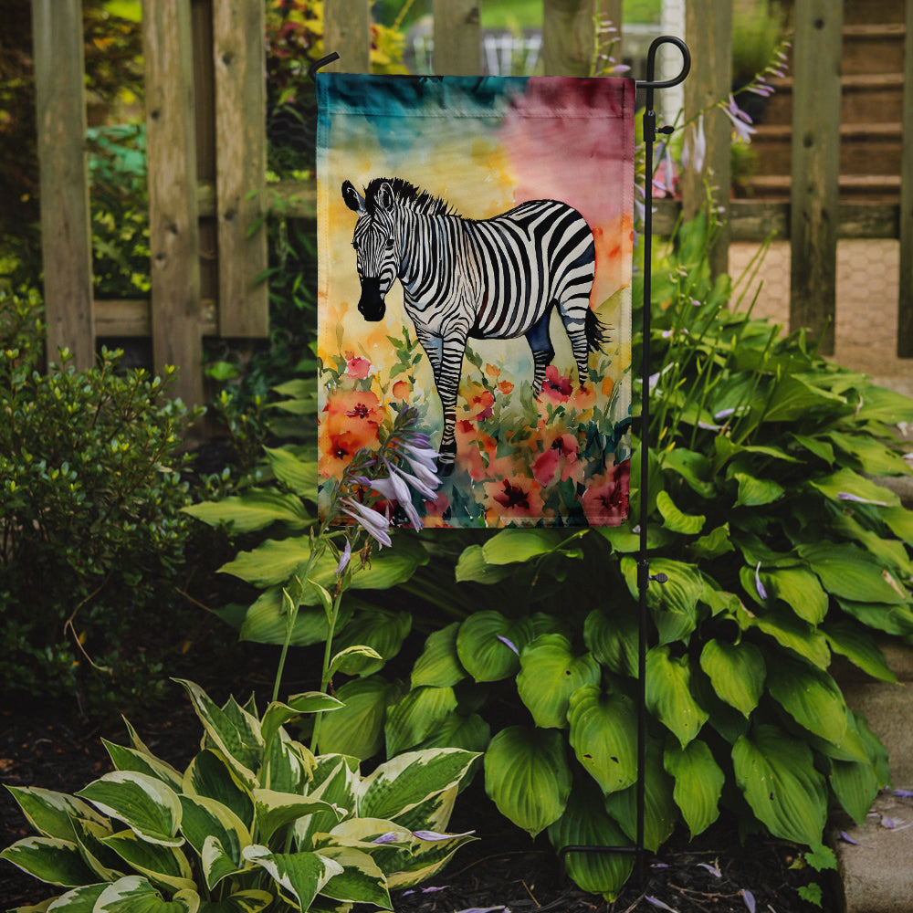Caroline's Treasures Zebra Garden Flag – Outdoor Decorative Yard Flag