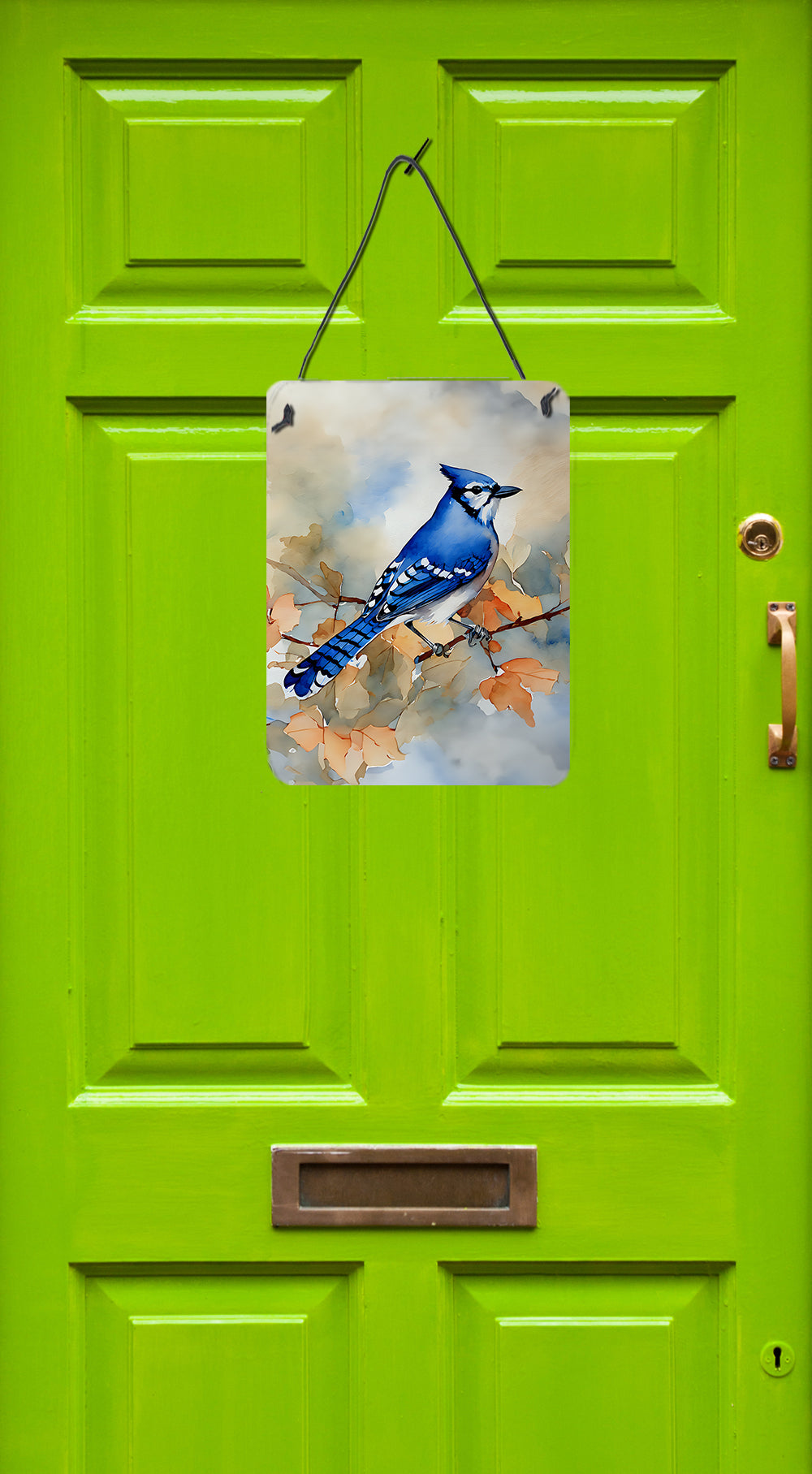 Caroline's Treasures Blue Jay Wall or Door Hanging Prints