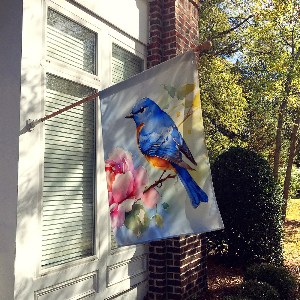 Caroline's Treasures Bluebird House Flag