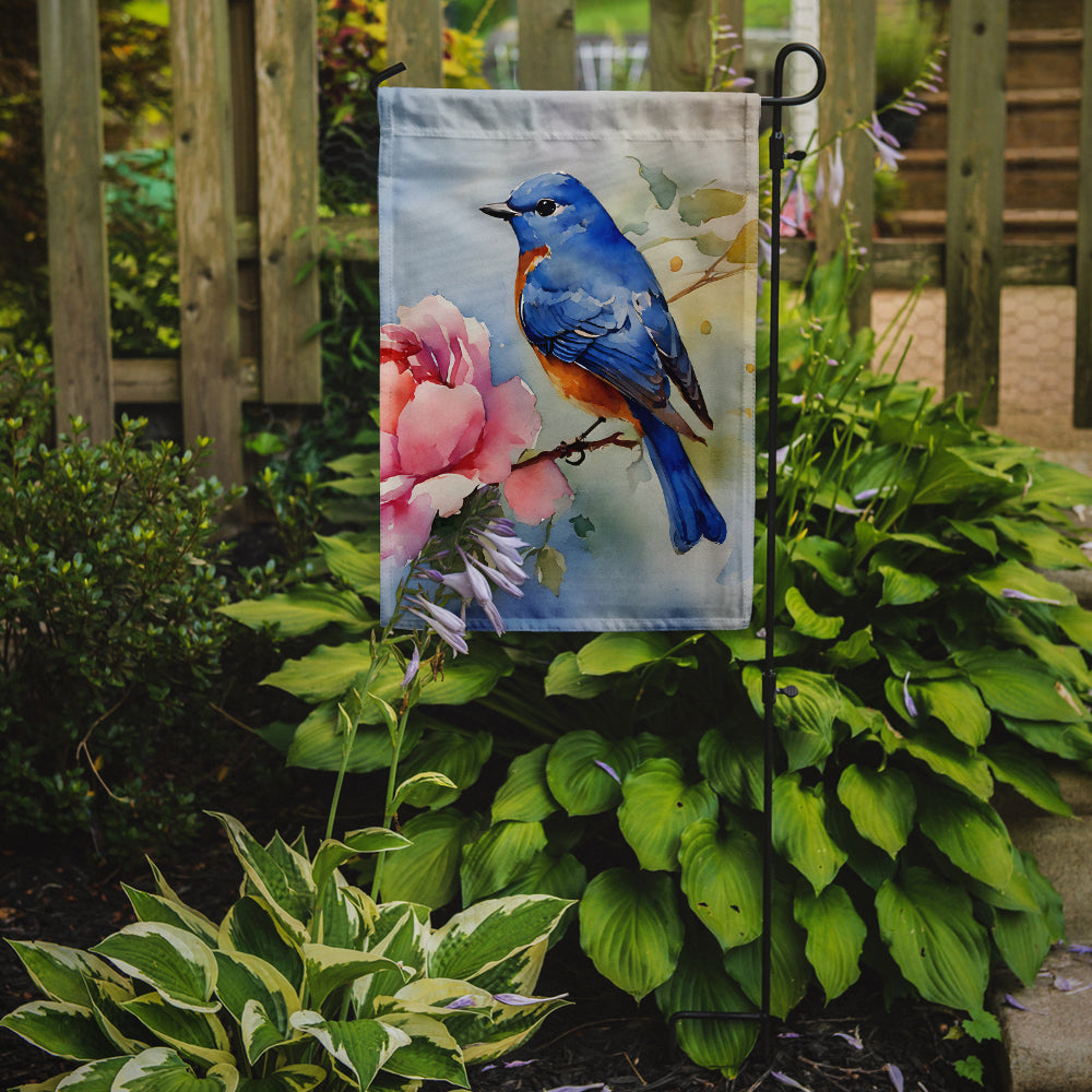 Caroline's Treasures Bluebird Garden Flag – Outdoor Decorative Yard Flag
