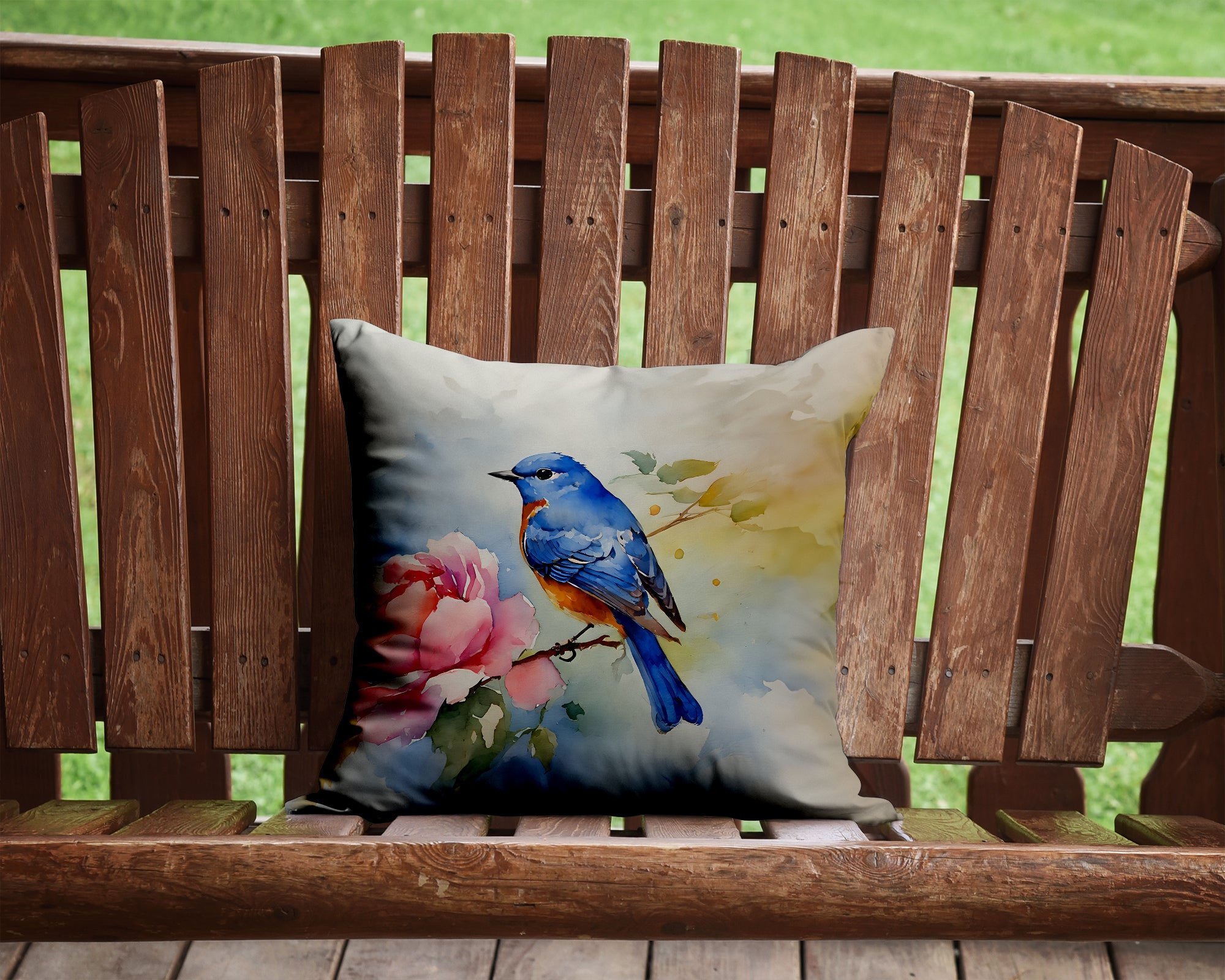 Buy this Bluebird Throw Pillow