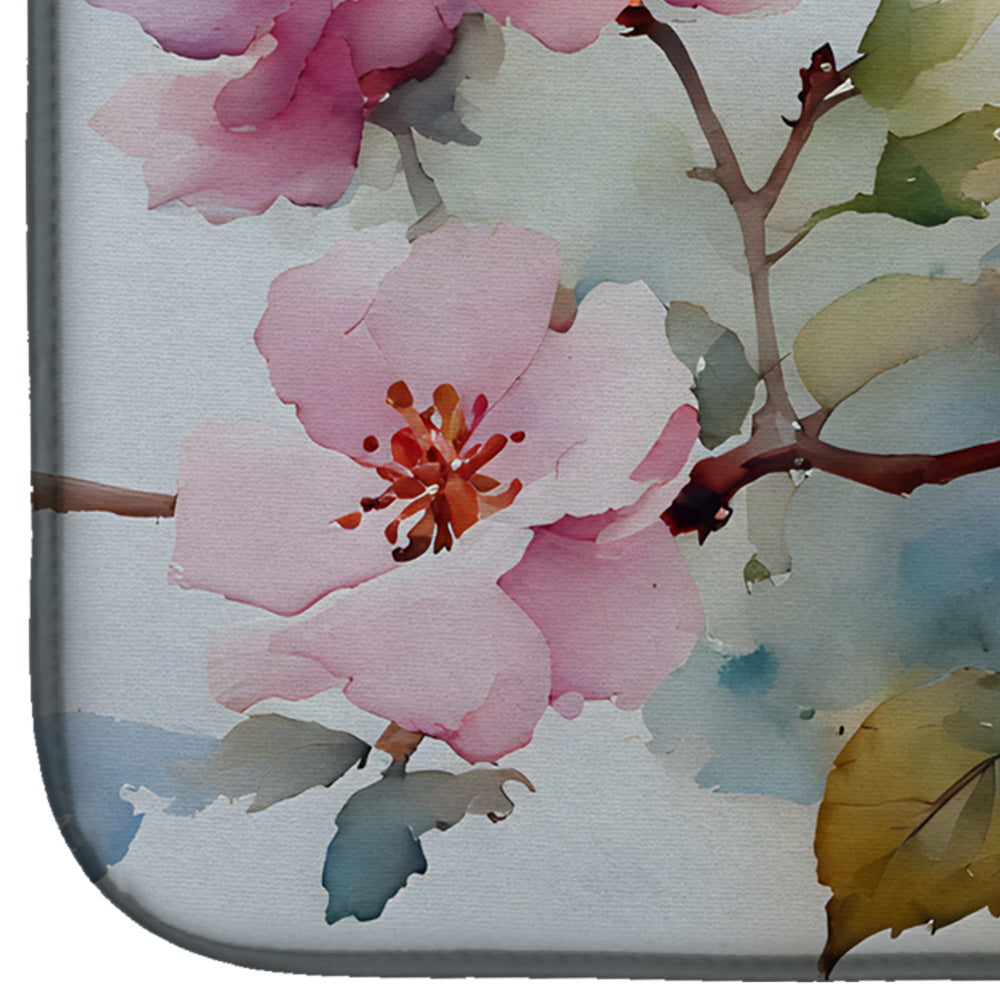 Caroline's Treasures Bluebird Dish Drying Mat