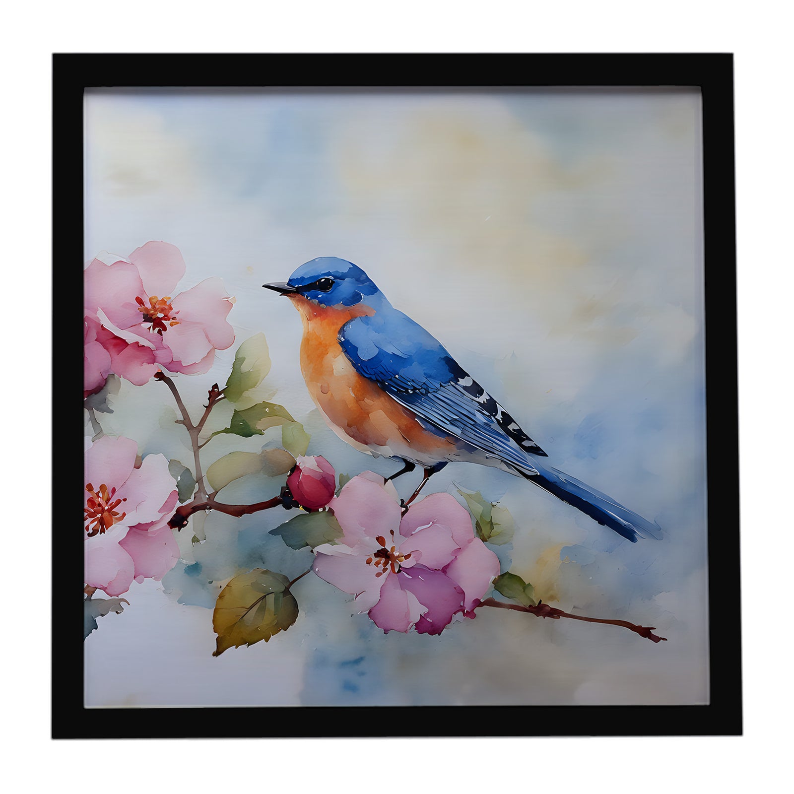 Caroline's Treasures Bluebird Framed Metal Print