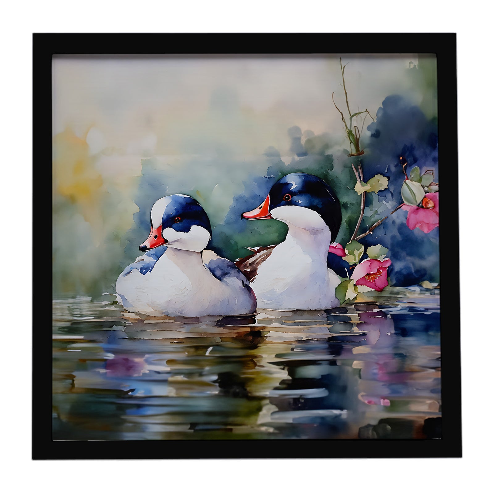 Caroline's Treasures Bufflehead Framed Metal Print