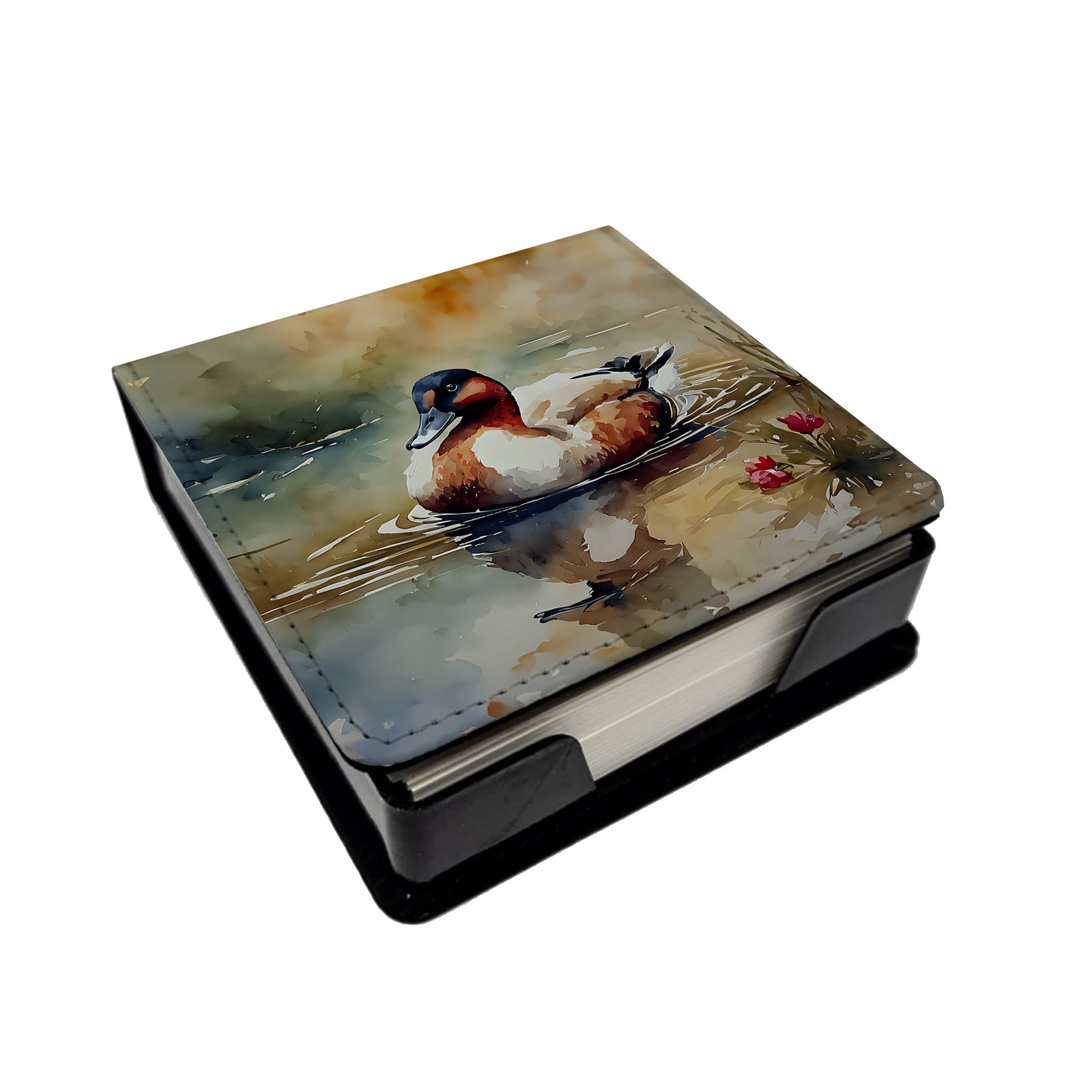 Caroline's Treasures Canvasback PU Leather Note Paper Holder