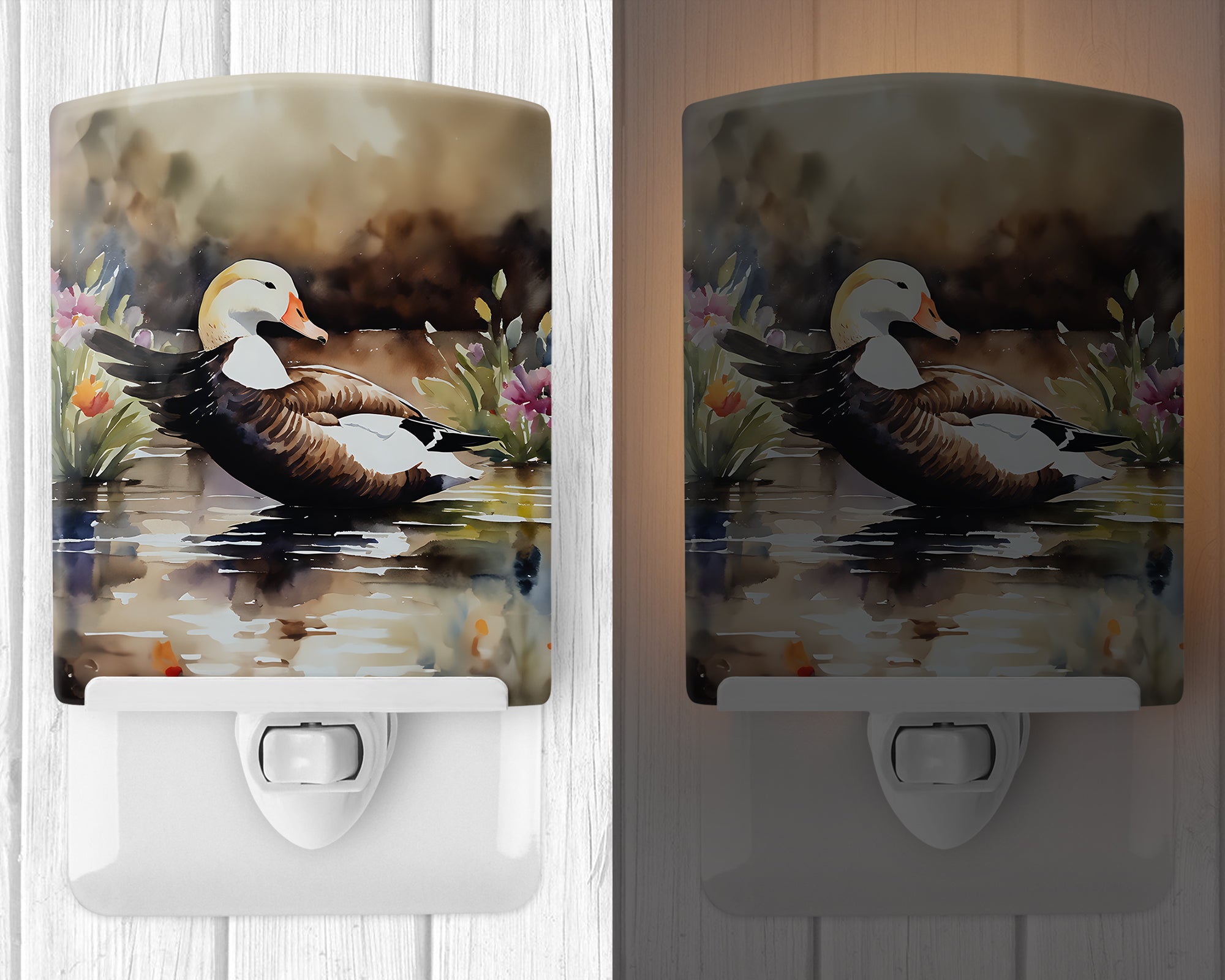 Buy this Common Eider Duck Ceramic Night Light