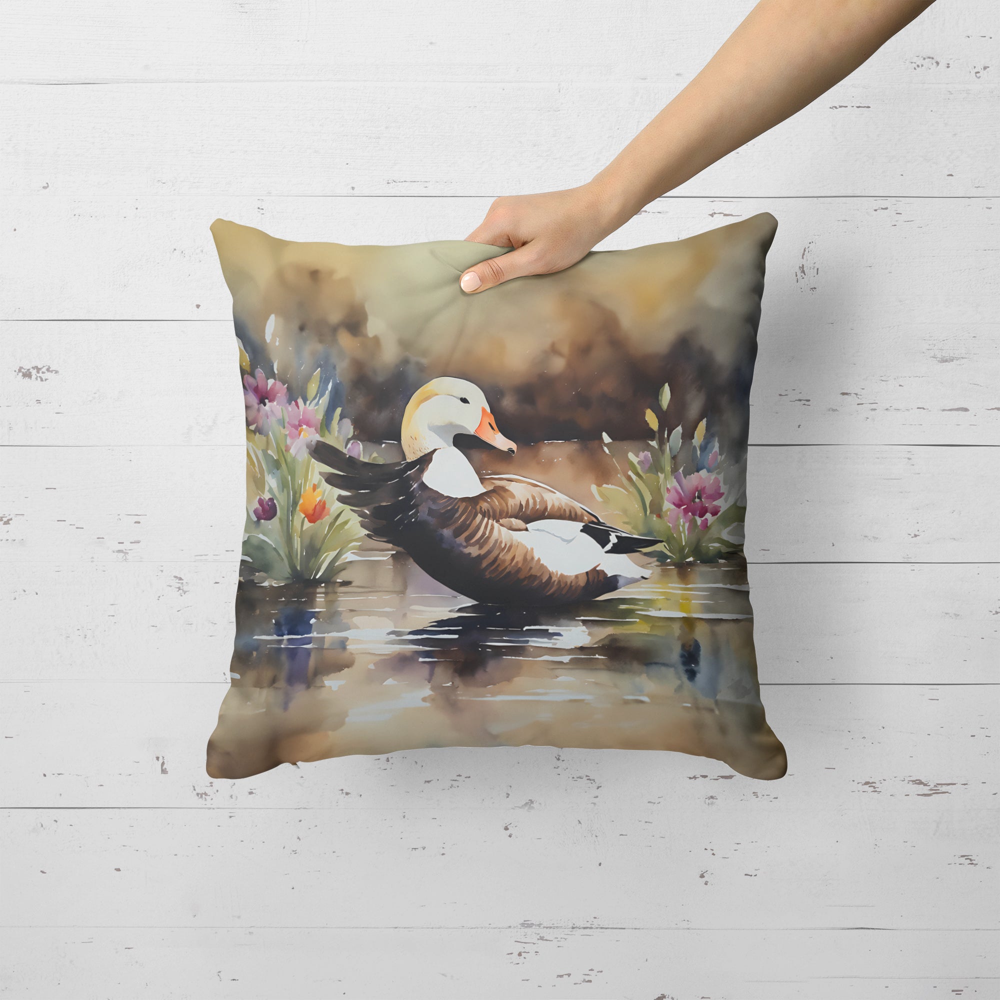 Buy this Common Eider Duck Throw Pillow