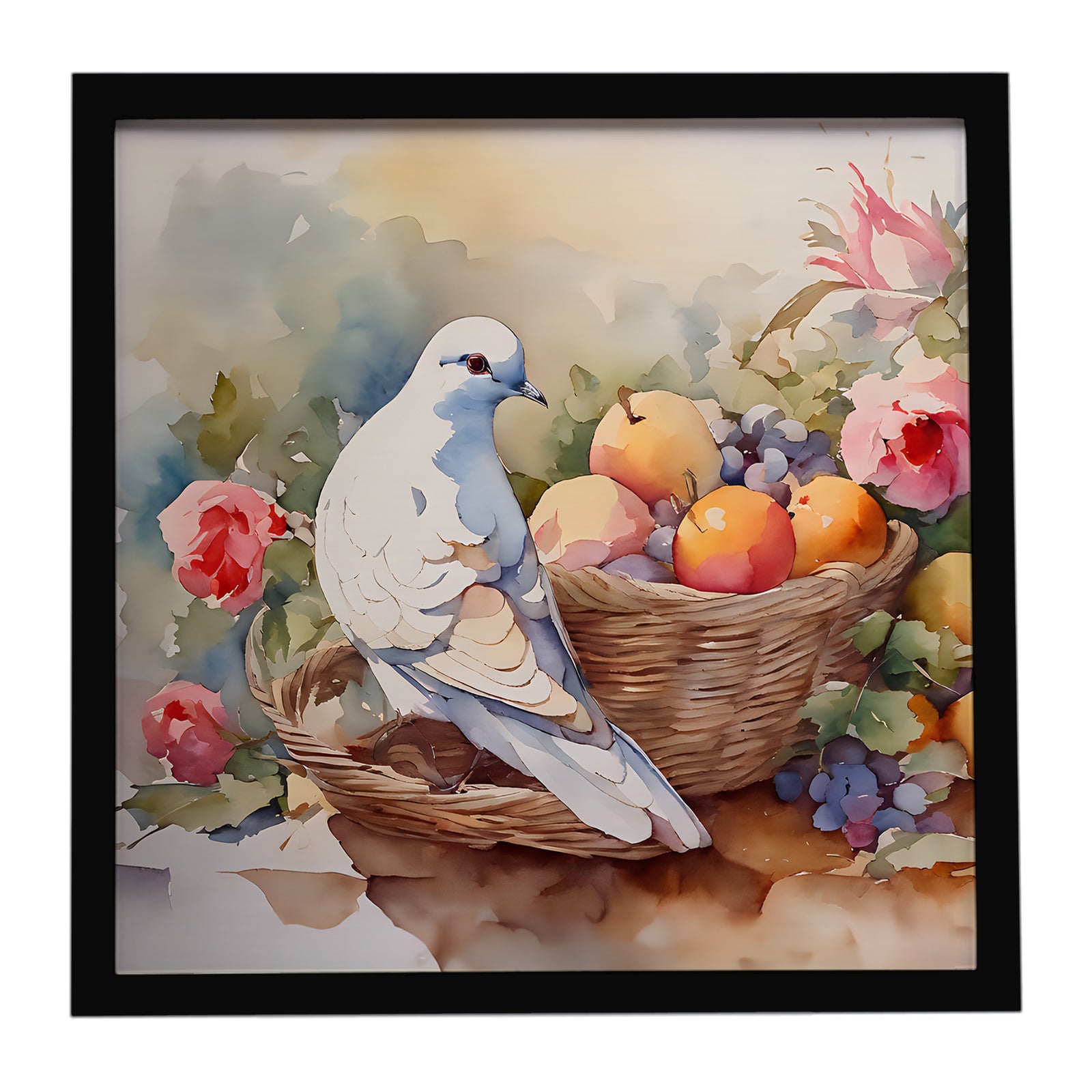 Caroline's Treasures Dove Framed Metal Print