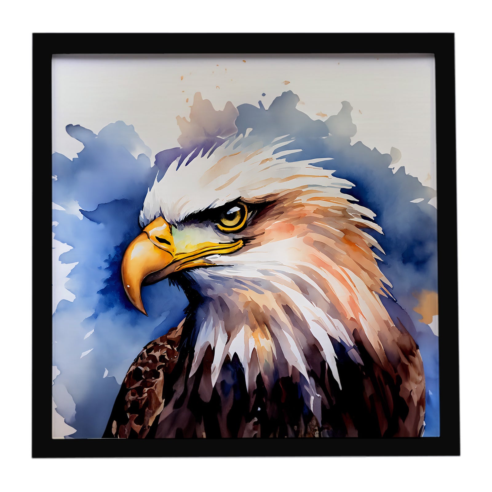 Caroline's Treasures Eagle Framed Metal Print