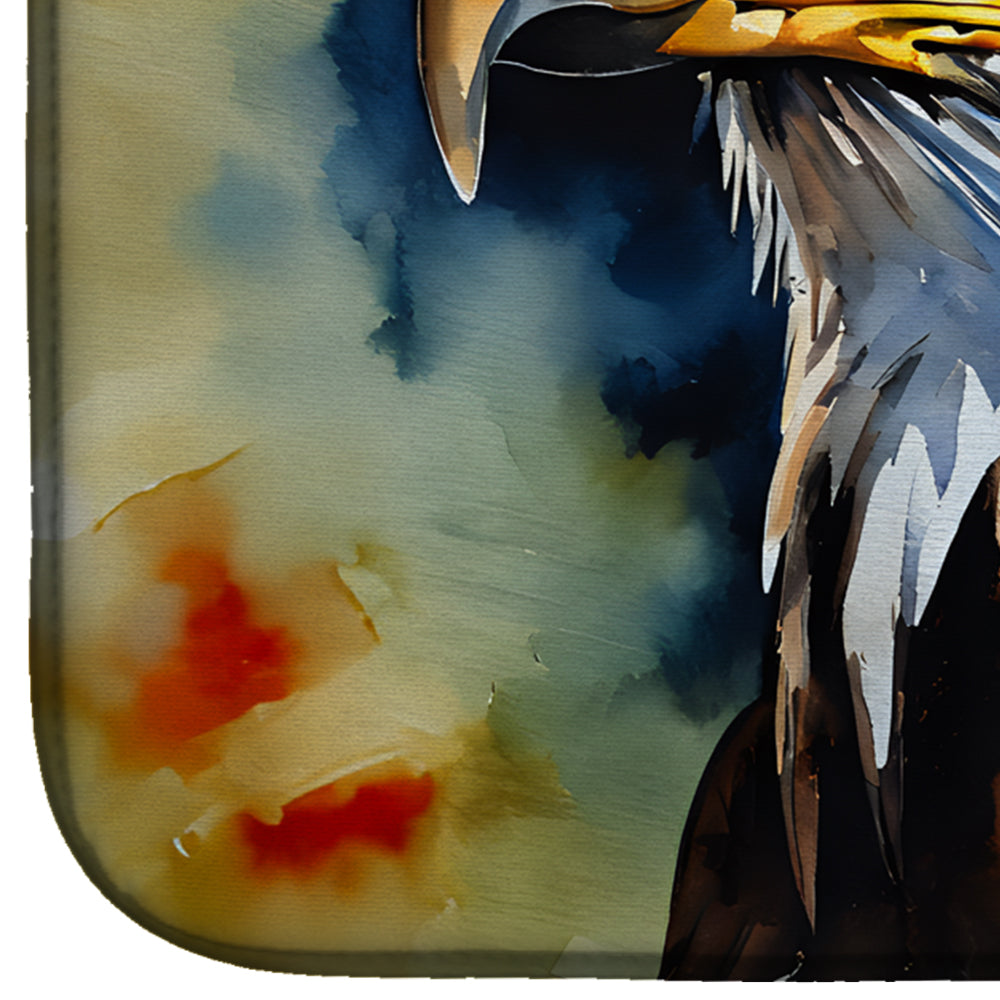 Caroline's Treasures Eagle Dish Drying Mat
