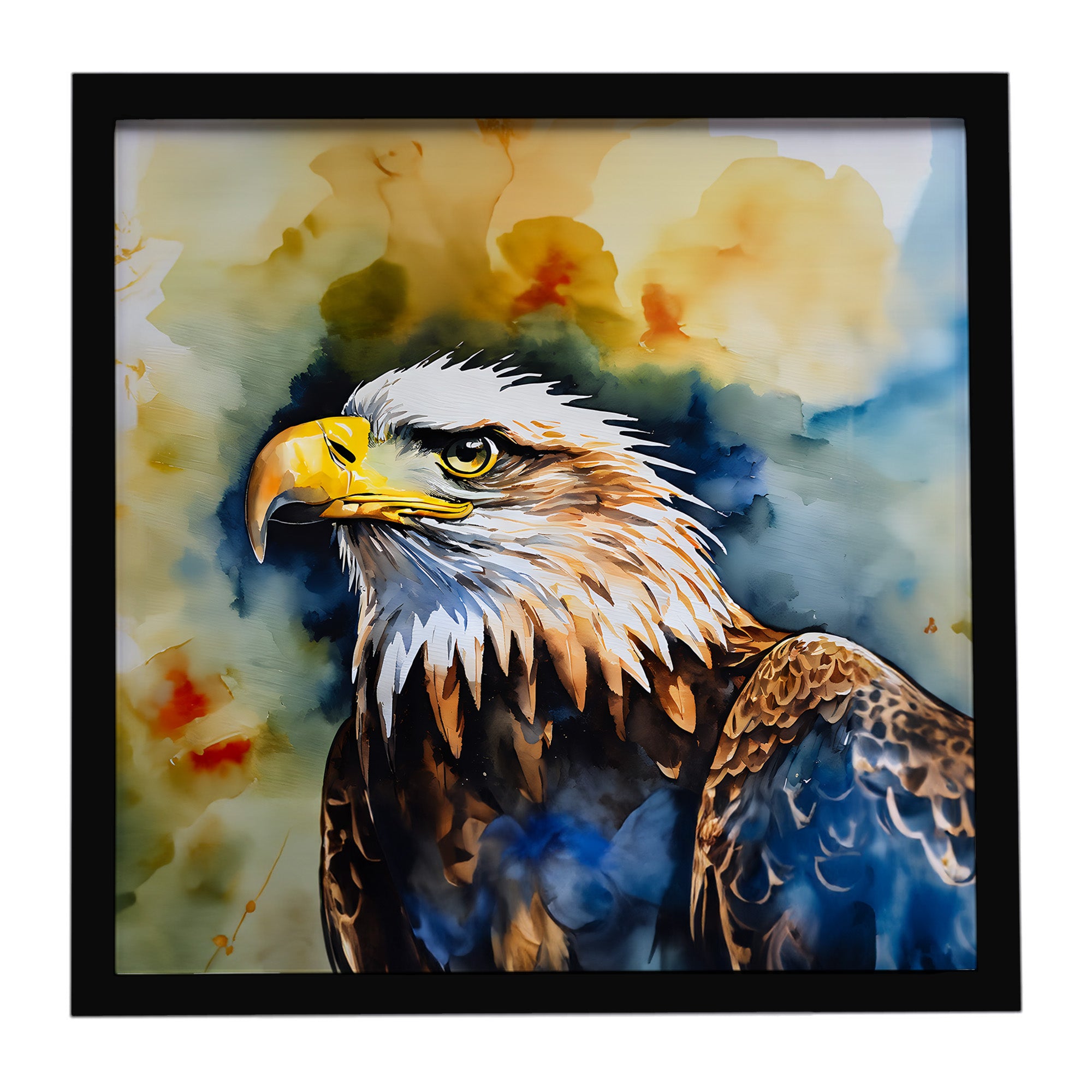 Caroline's Treasures Eagle Framed Metal Print