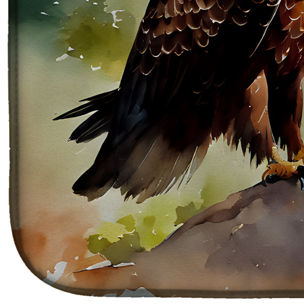 Caroline's Treasures Eagle Dish Drying Mat