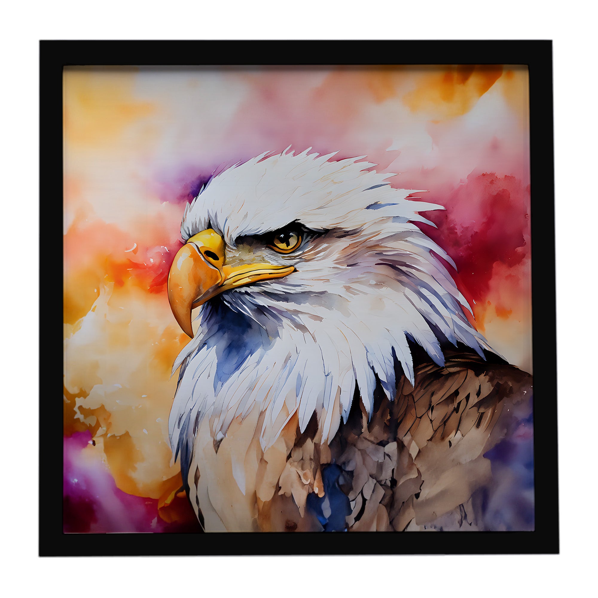 Caroline's Treasures Eagle Framed Metal Print