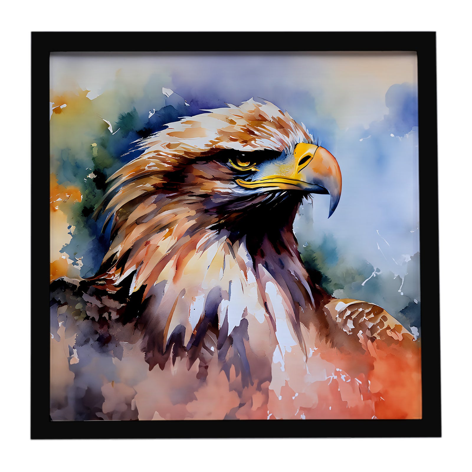 Caroline's Treasures Eagle Framed Metal Print