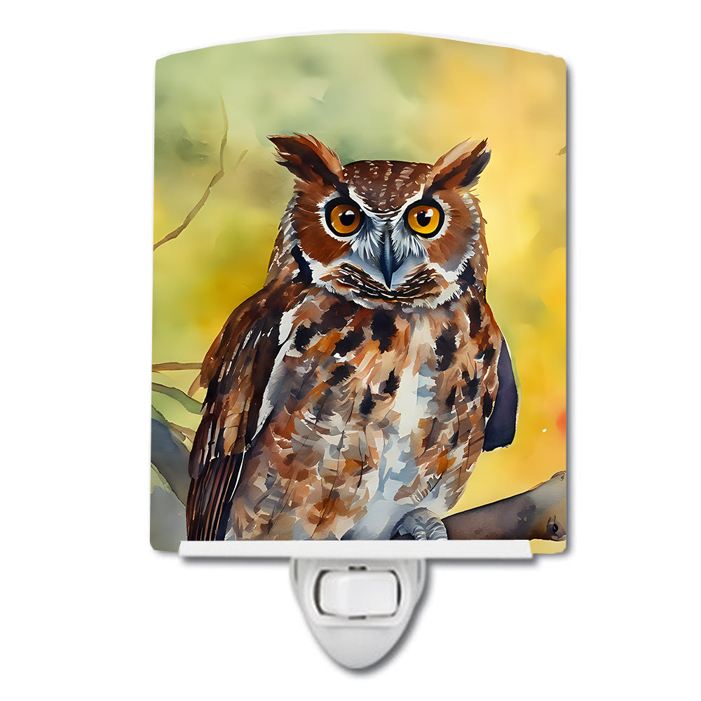 Buy this Eastern Screech Owl Ceramic Night Light
