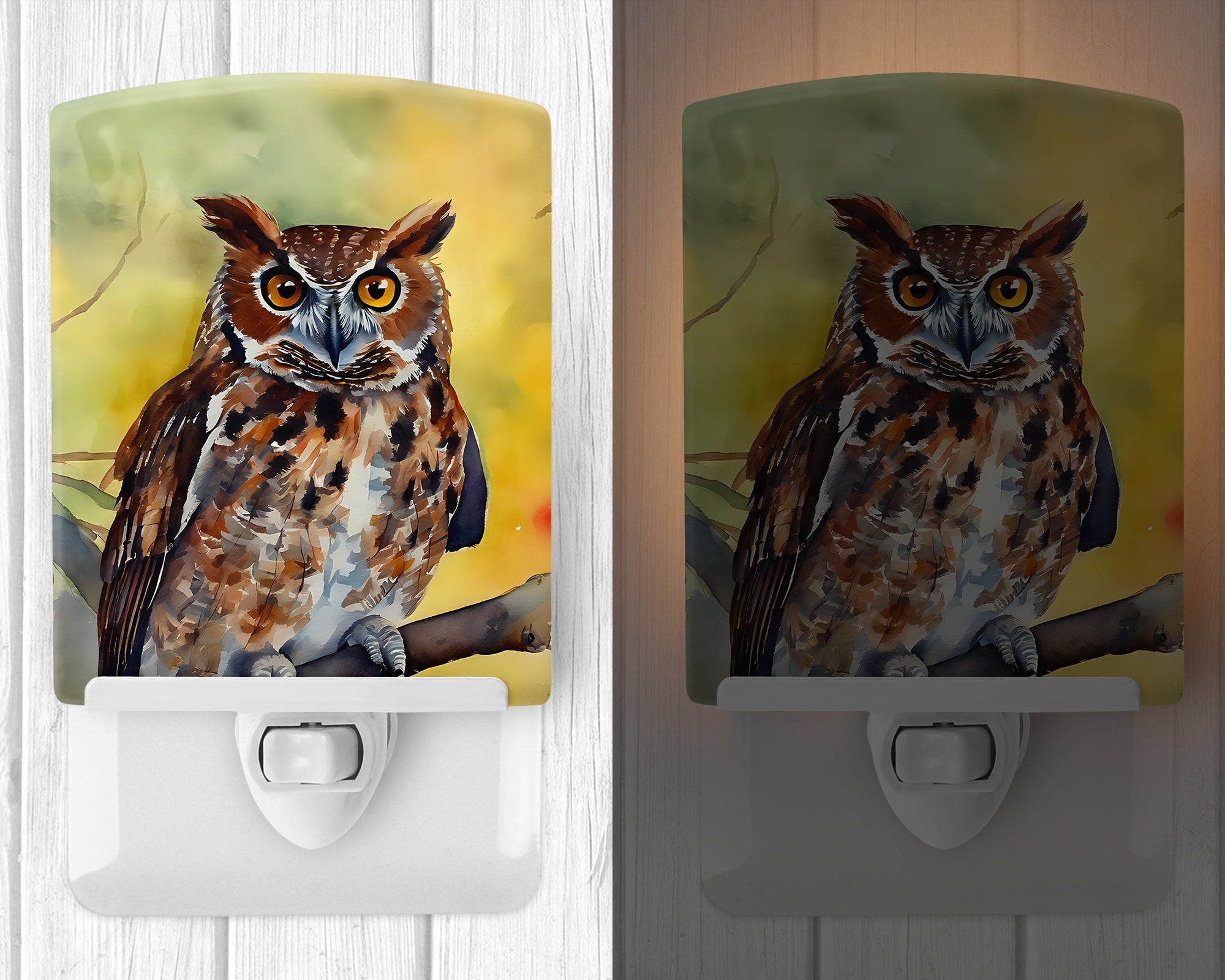 Buy this Eastern Screech Owl Ceramic Night Light