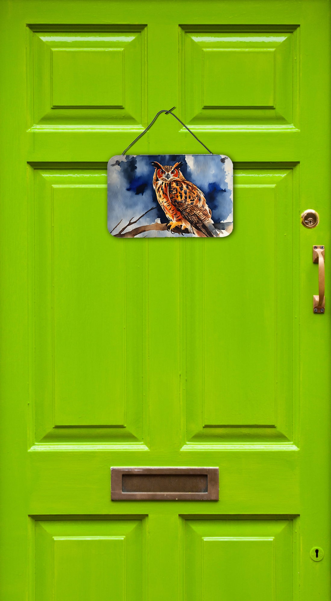 Buy this Eurasian Eagle Owl Wall or Door Hanging Prints