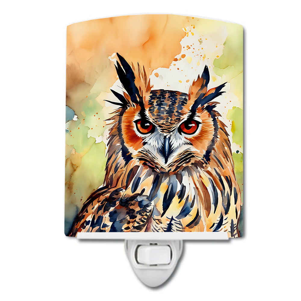 Buy this Eurasian Eagle Owl Ceramic Night Light