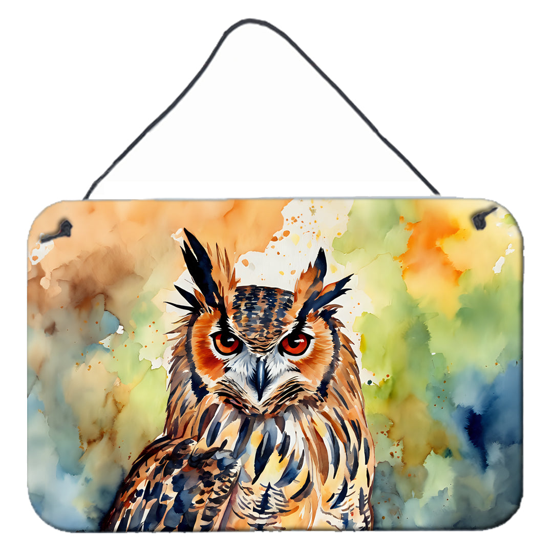 Buy this Eurasian Eagle Owl Wall or Door Hanging Prints