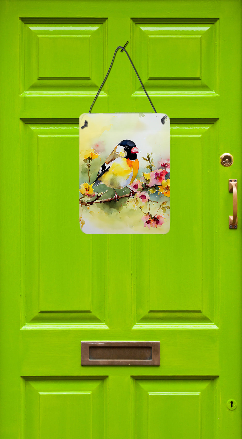 Caroline's Treasures Goldfinch Wall or Door Hanging Prints