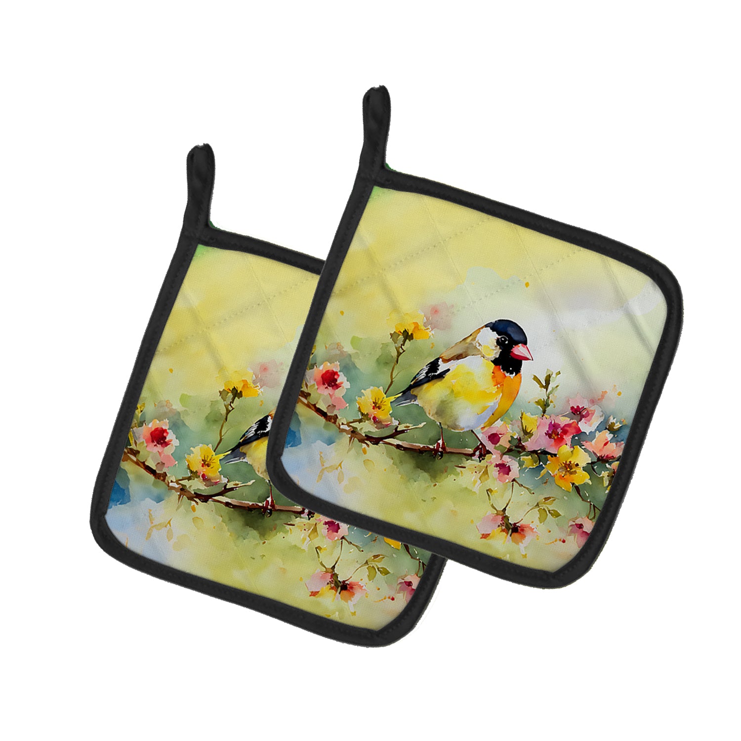 Buy this Goldfinch Pair of Pot Holders