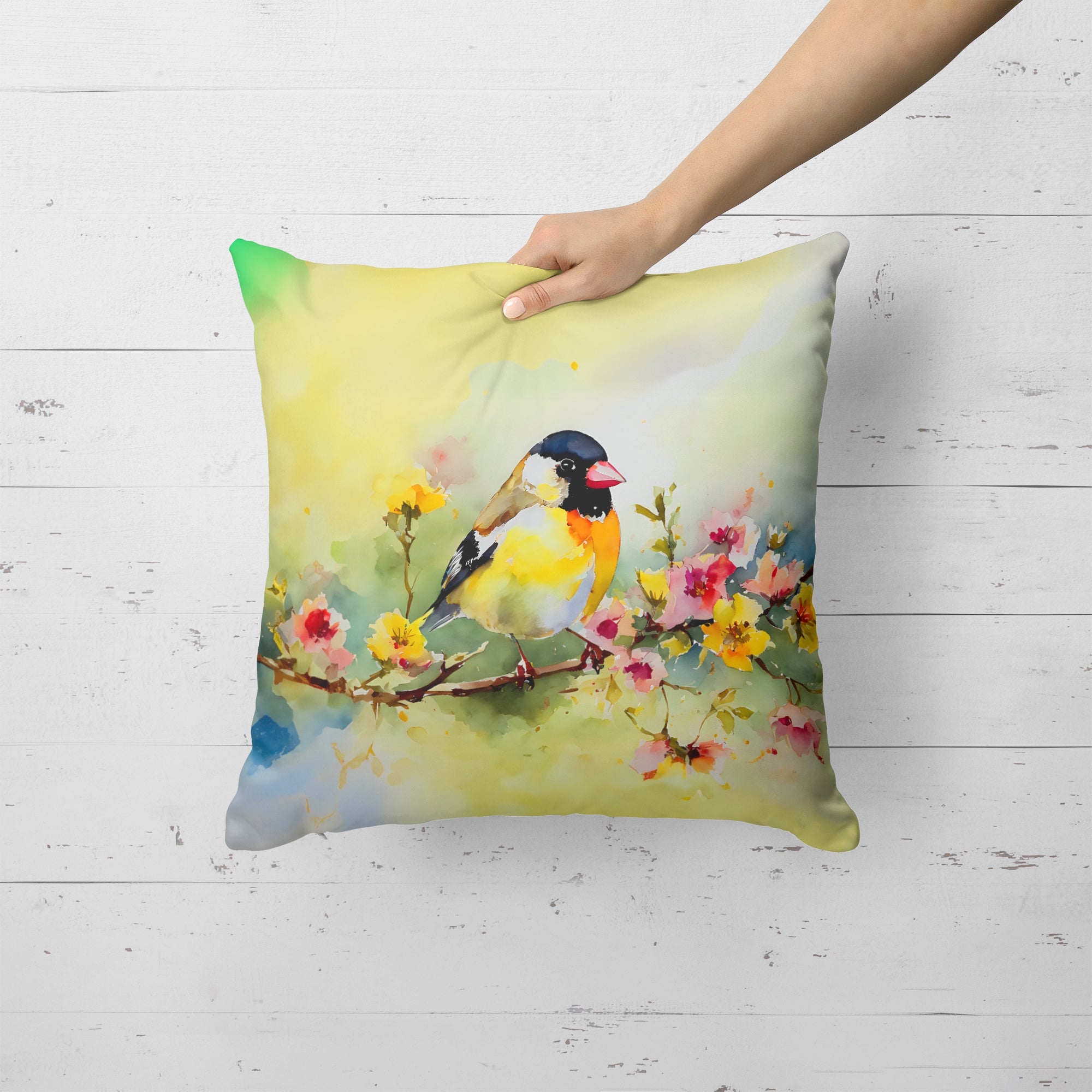 Buy this Goldfinch Throw Pillow