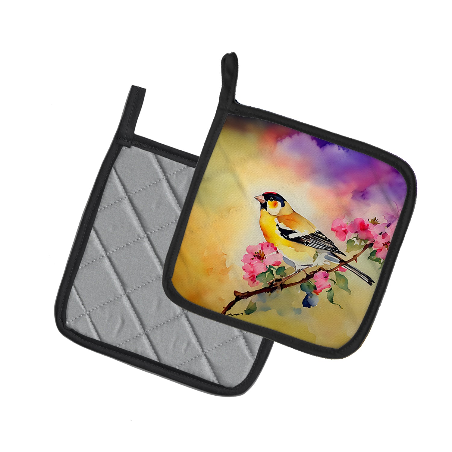 Buy this Goldfinch Pair of Pot Holders