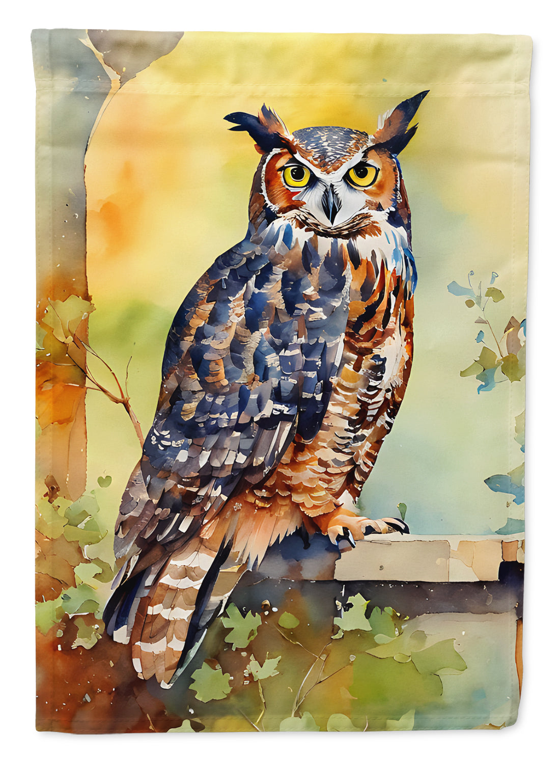 Buy this Great Horned Owl House Flag