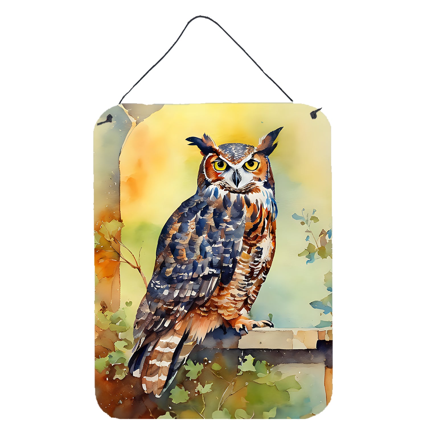 Buy this Great Horned Owl Wall or Door Hanging Prints