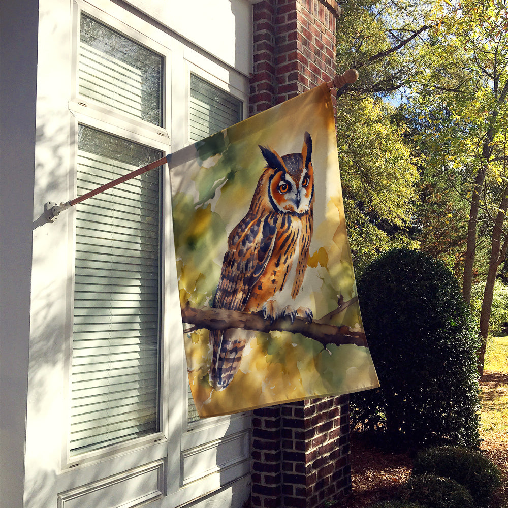 Long-Eared Owl House Flag