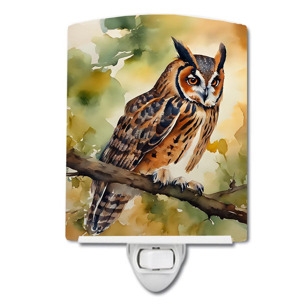 Buy this Long-Eared Owl Ceramic Night Light