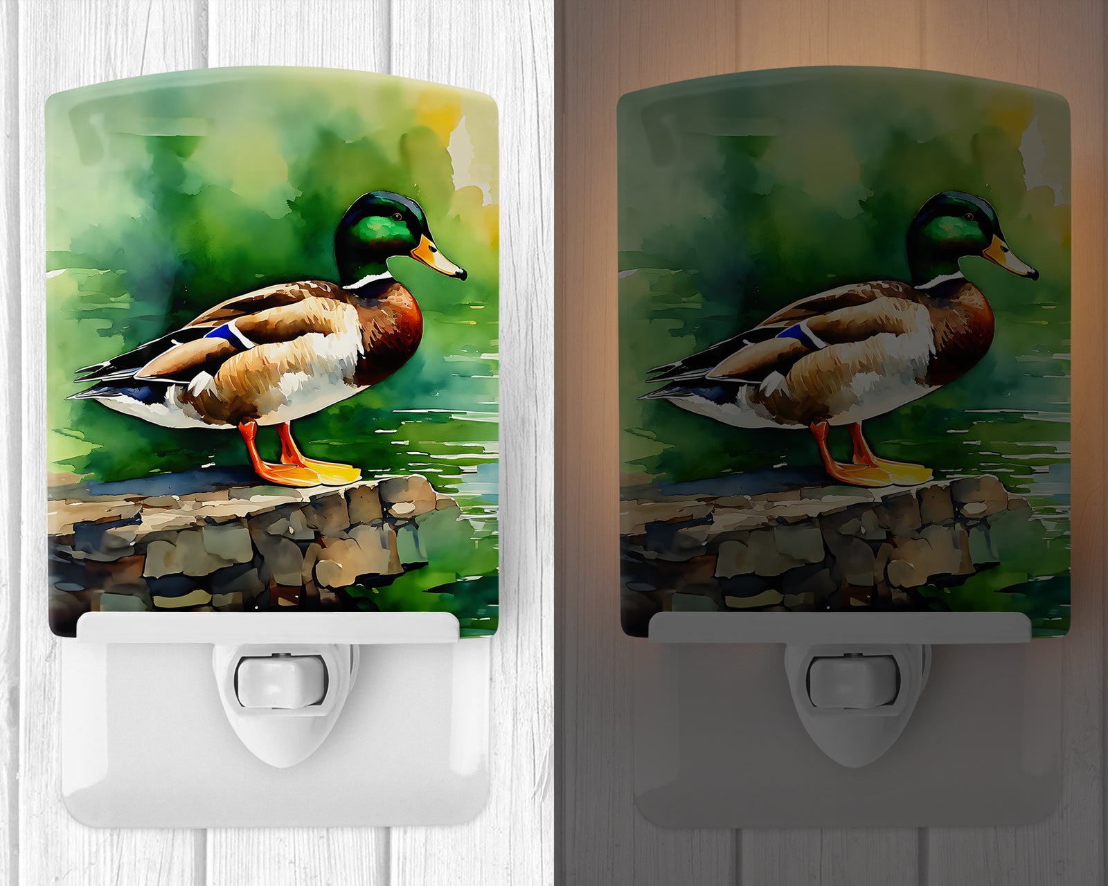 Caroline's Treasures Mallard Ceramic Night Light