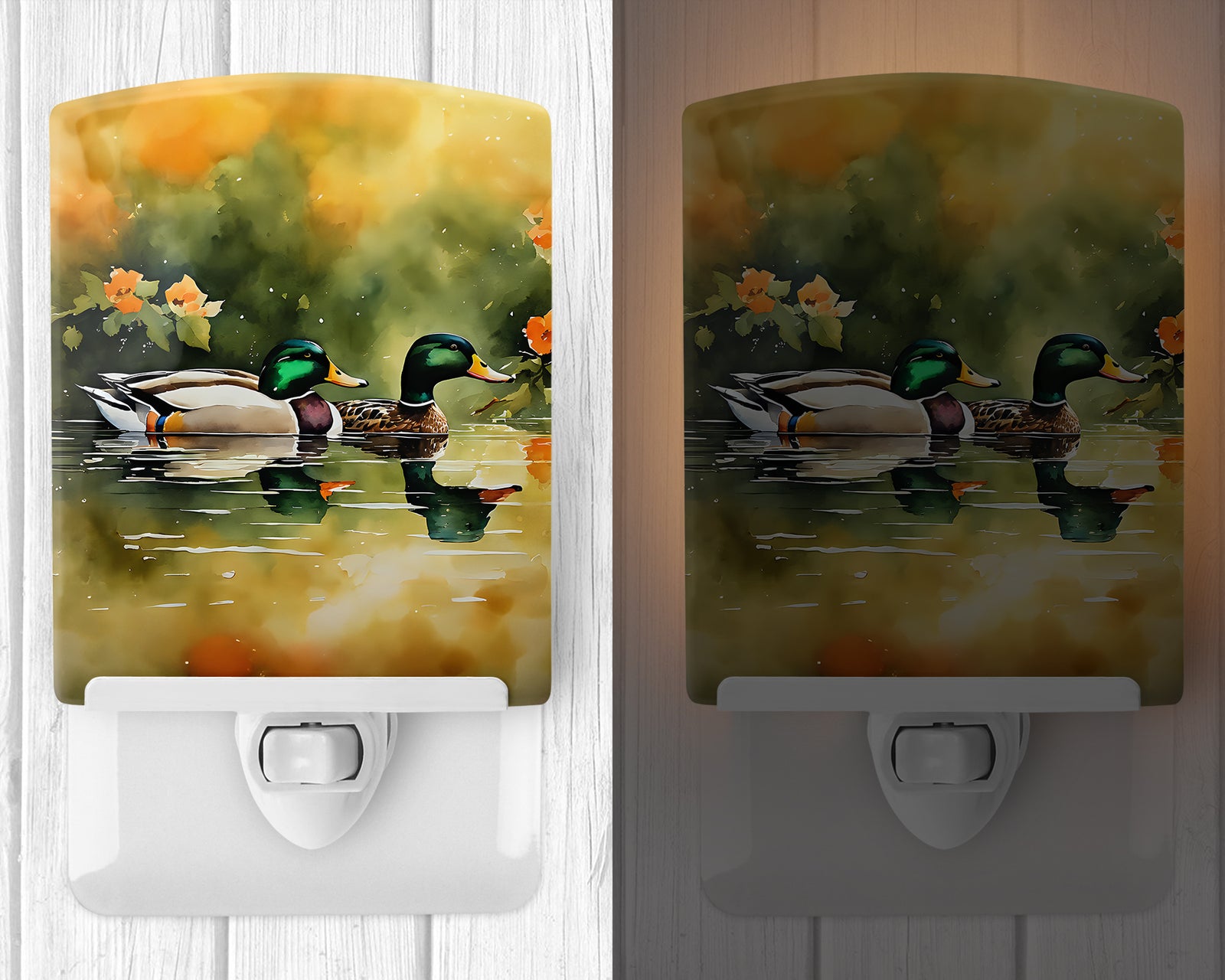 Caroline's Treasures Mallard Ceramic Night Light