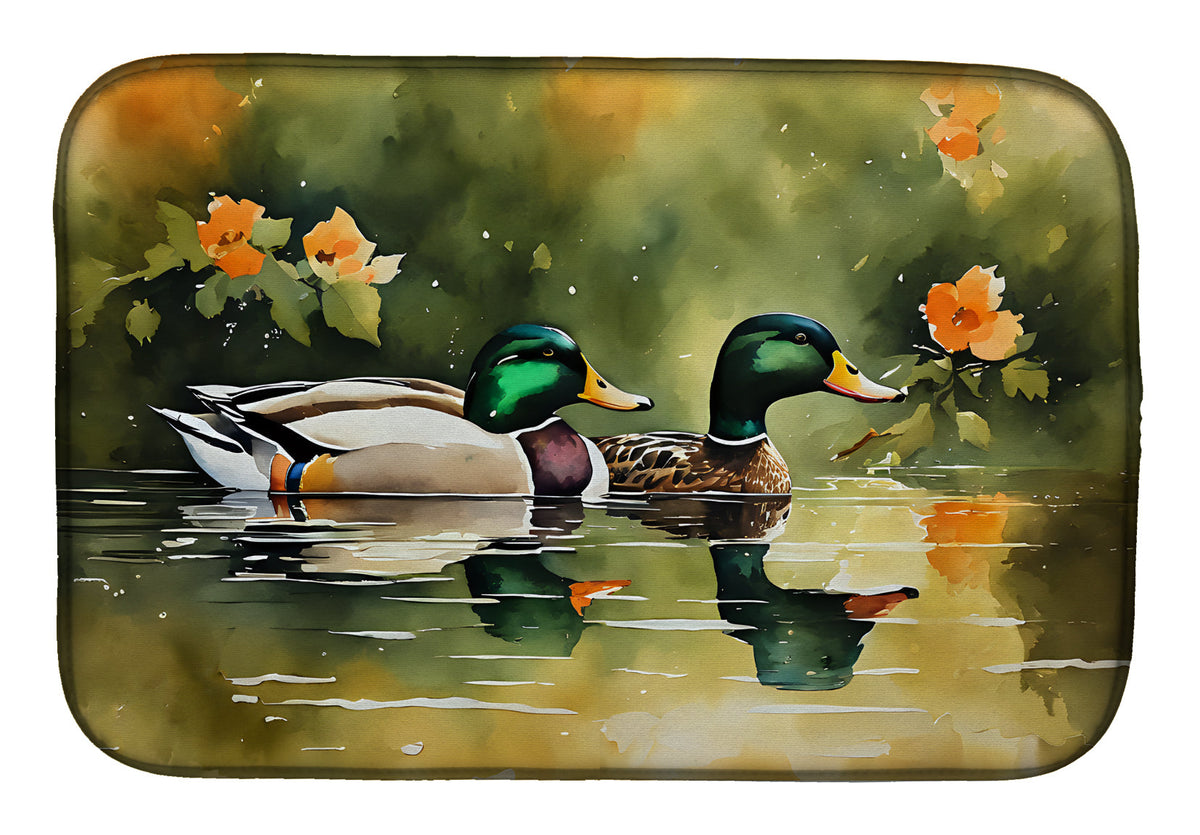 Caroline's Treasures Mallard Dish Drying Mat
