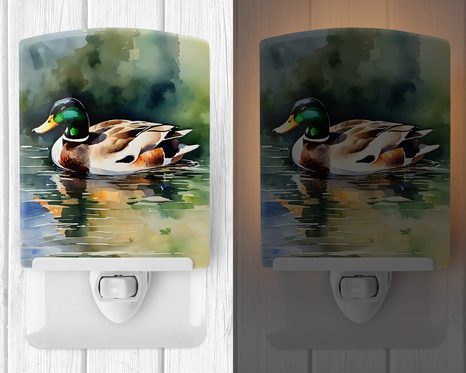 Caroline's Treasures Mallard Ceramic Night Light