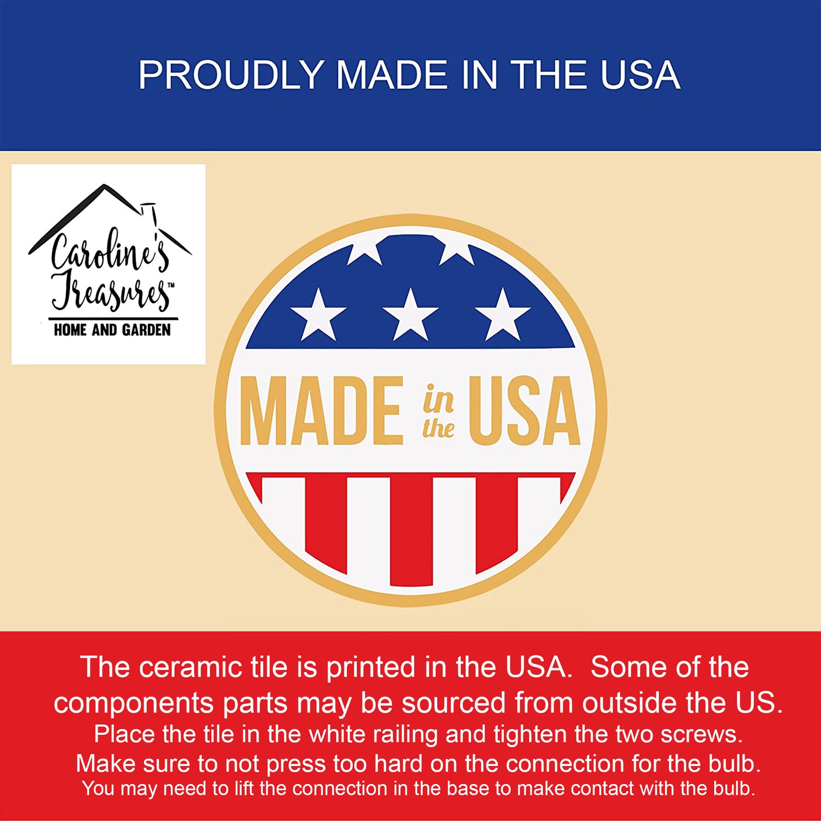 Caroline's Treasures Mallard Ceramic Night Light