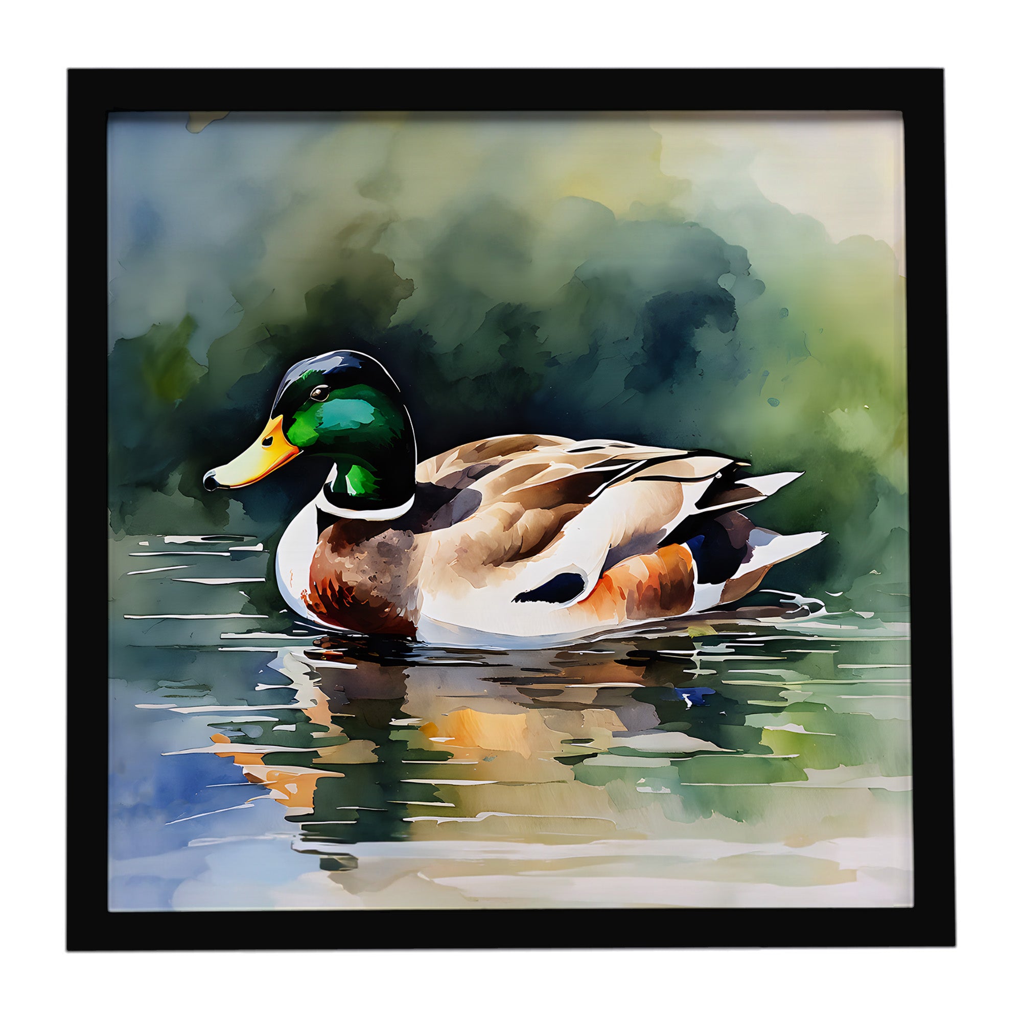 Caroline's Treasures Mallard Framed Metal Print